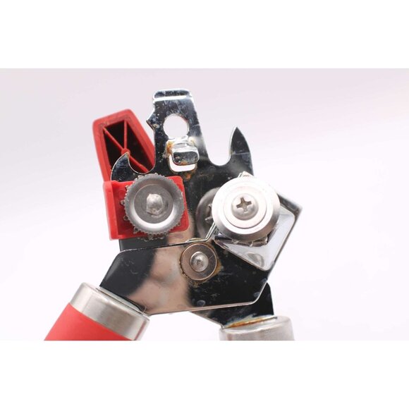 Cuisinart Red Handle Can Opener Manual Stainless Steel Kitchen Tool - Picture 4 of 7